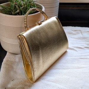 Vintage Gold Clutch
